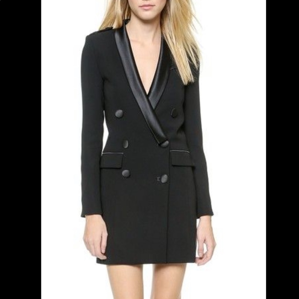 Rachel Zoe Black Tuxedo Blazer Dress